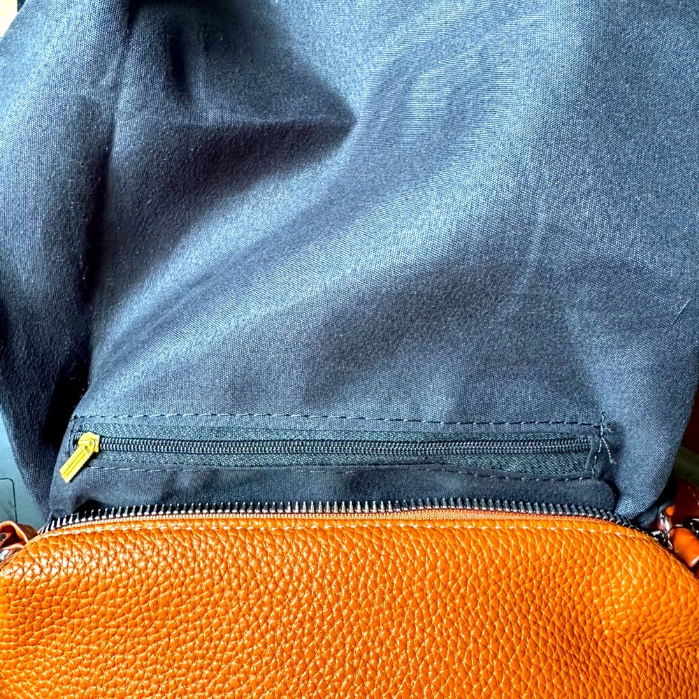 Beautiful camel color crossbody bag - Picture 9 of 10
